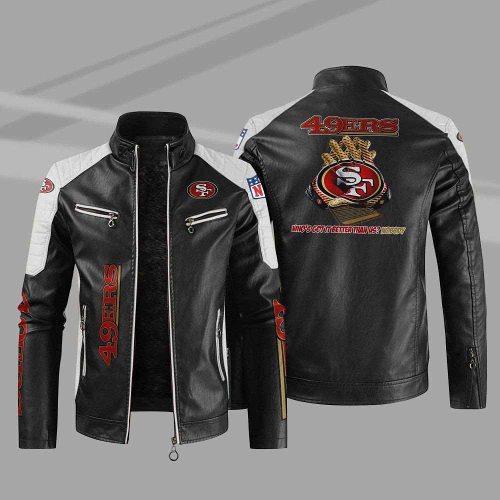 San Francisco 49ers Casual Leather Jacket