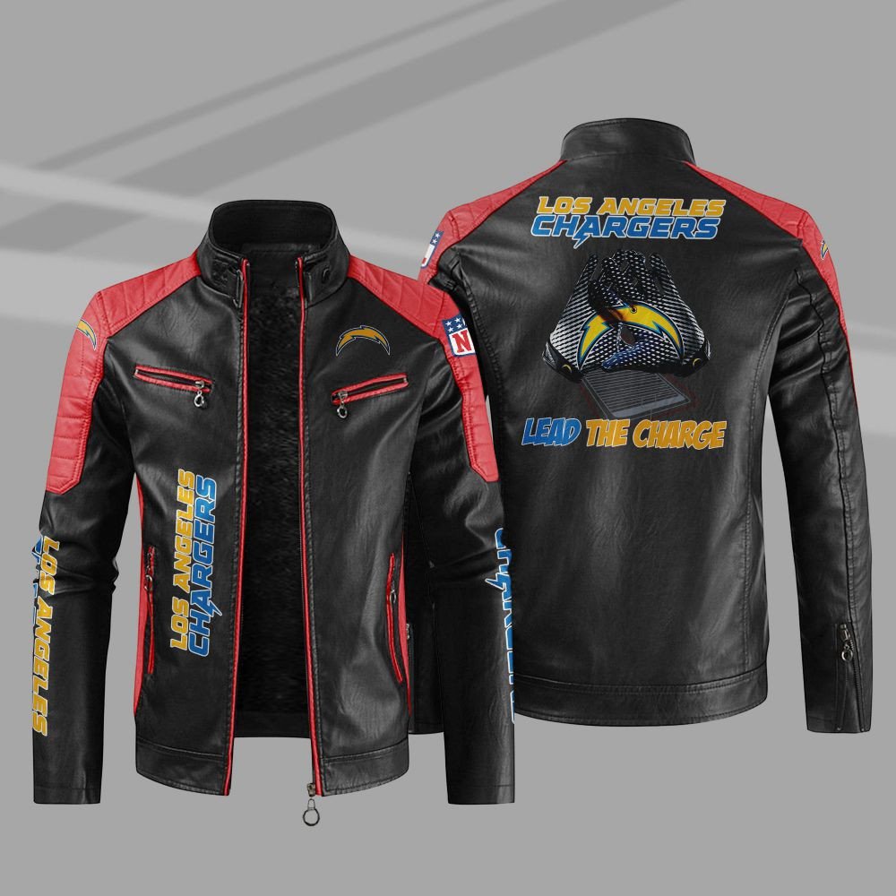 Los Angeles Chargers Casual Leather Jacket