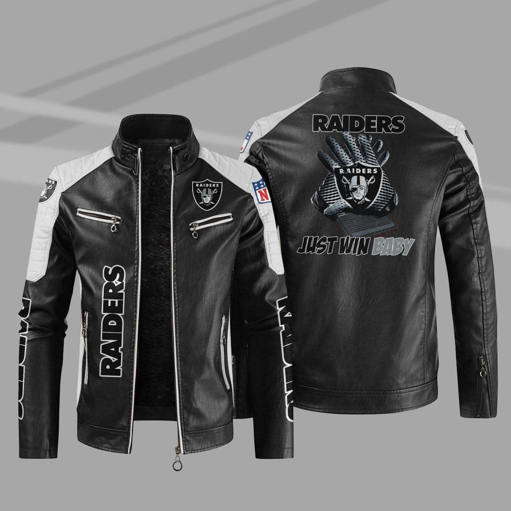 Las Vegas Raiders Leather Jacket