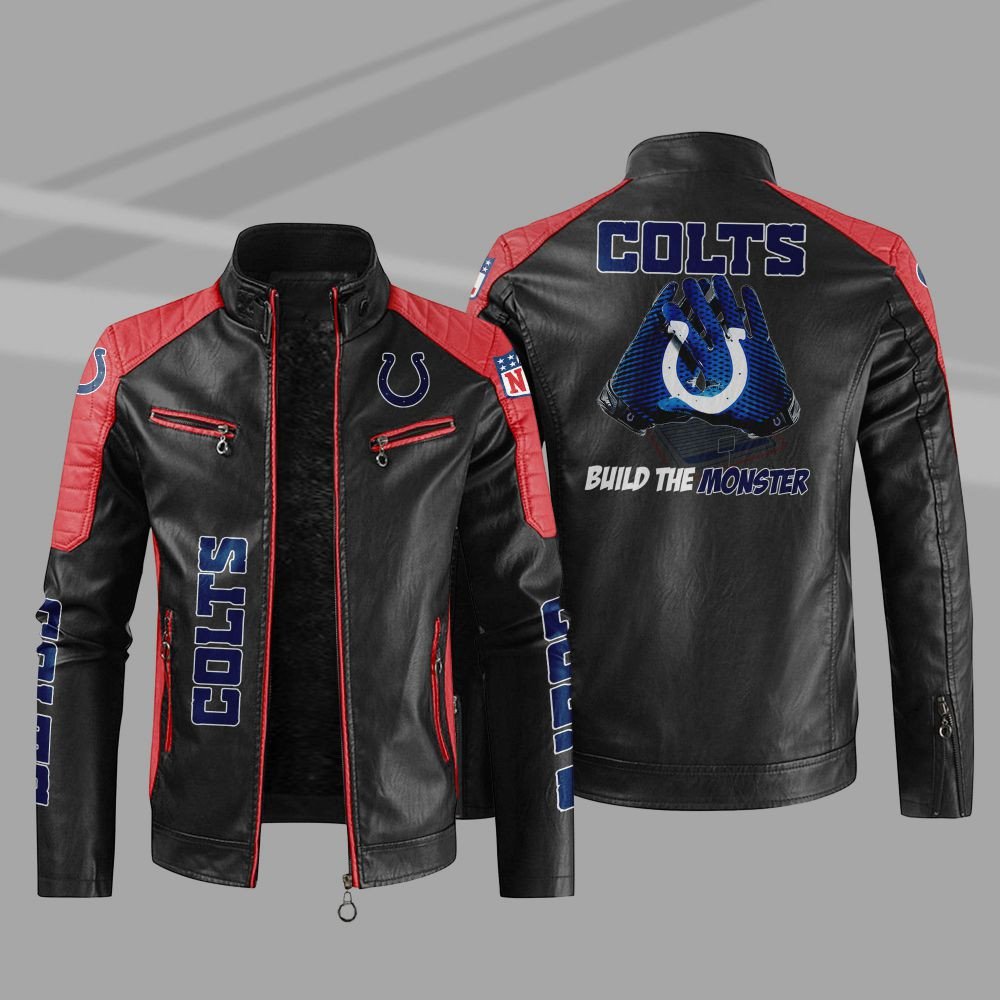 Indianapolis Colts  Casual Leather Jacket