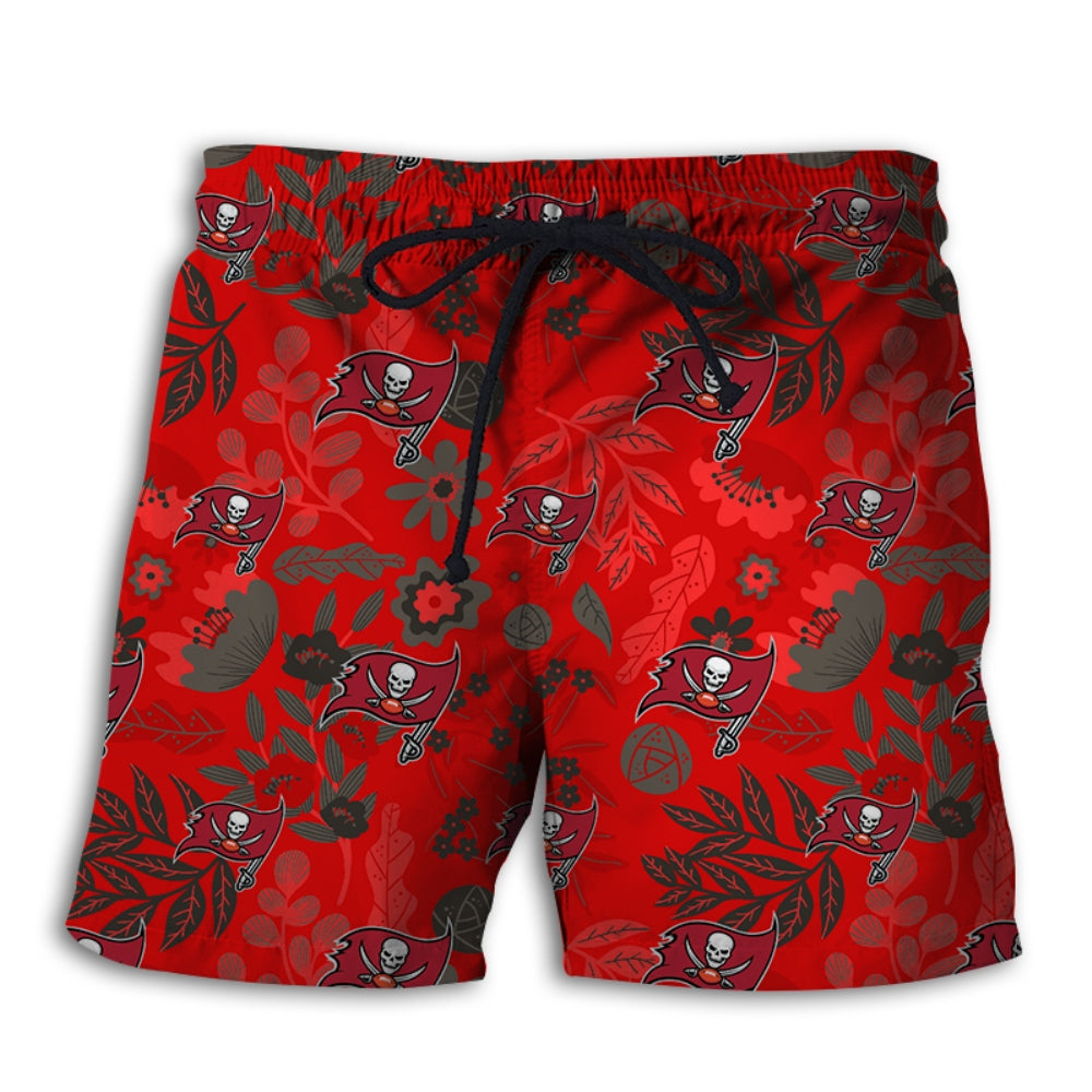 Tampa Bay Buccaneers Aloha Hawaiian Shorts