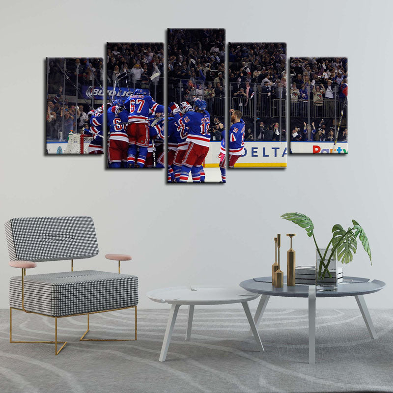 New York Rangers Teams Wall Art Canvas