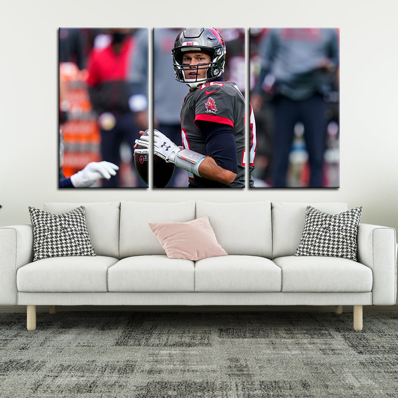 Tom Brady Tampa Bay Buccaneers Wall Canvas