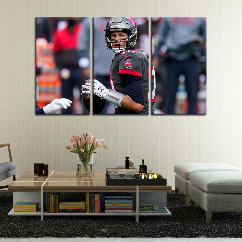 Tom Brady Tampa Bay Buccaneers Wall Canvas