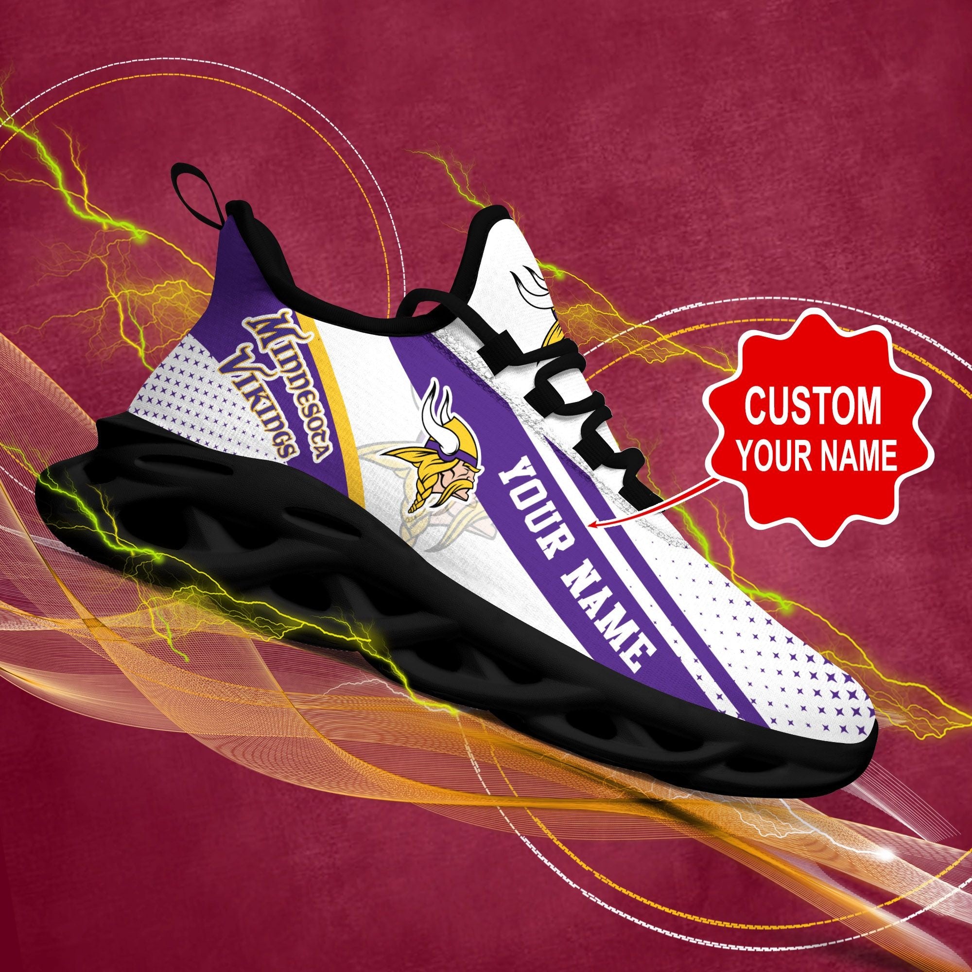 Minnesota Vikings Cool Air Max Running Shoes