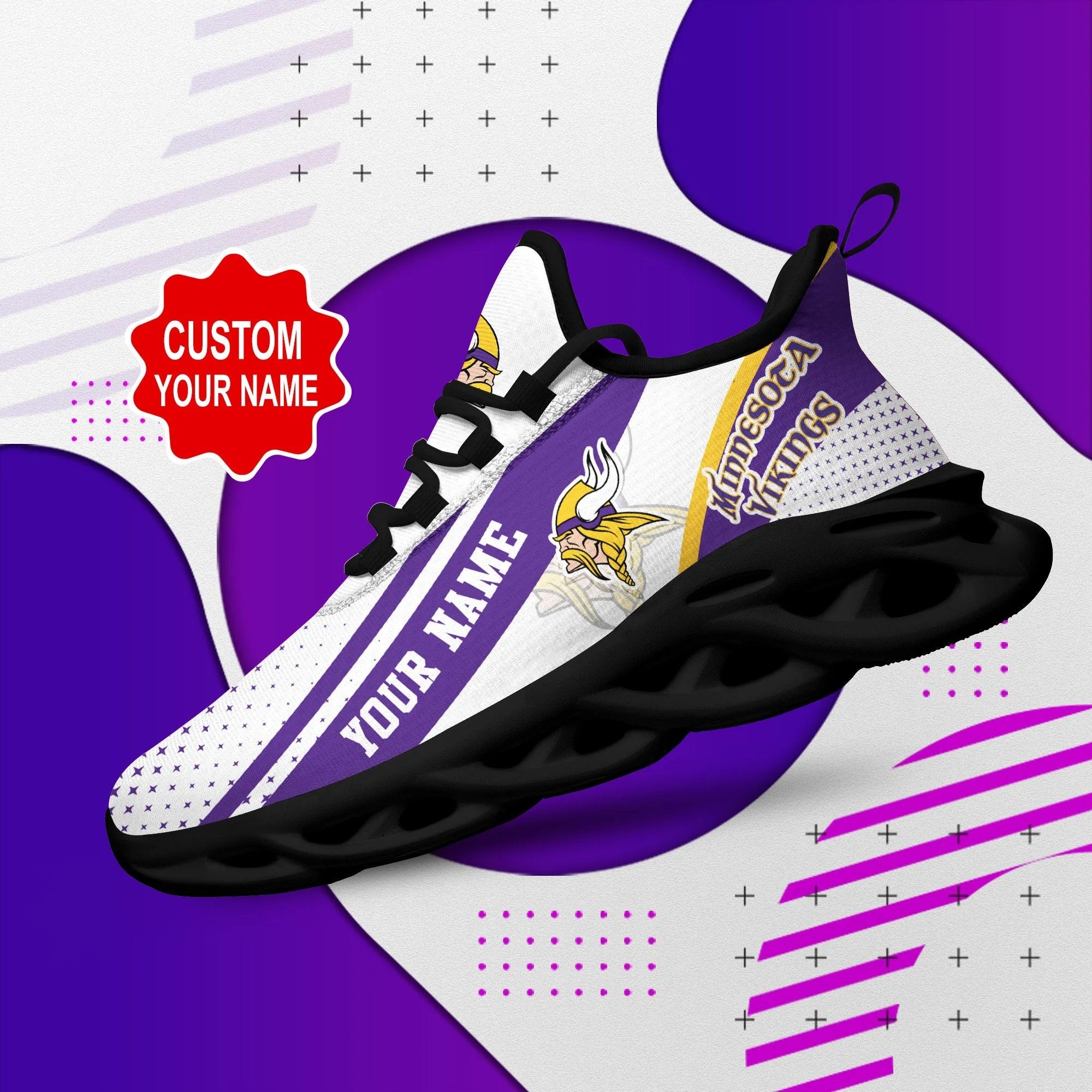 Minnesota Vikings Cool Air Max Running Shoes