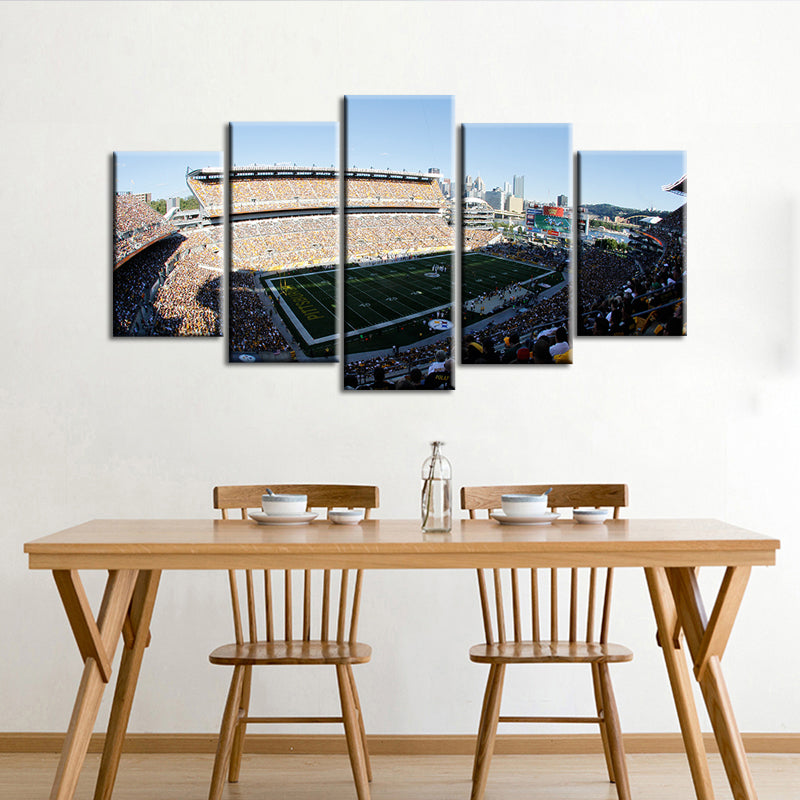 : Heinz Field Wall Art for Living Room Steelers American