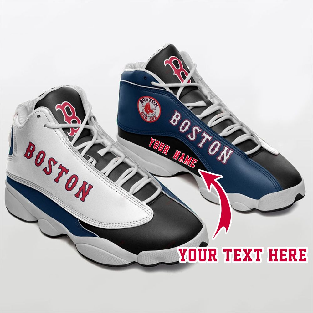 Boston Red Sox Casual Air Jordon Sneaker Shoes