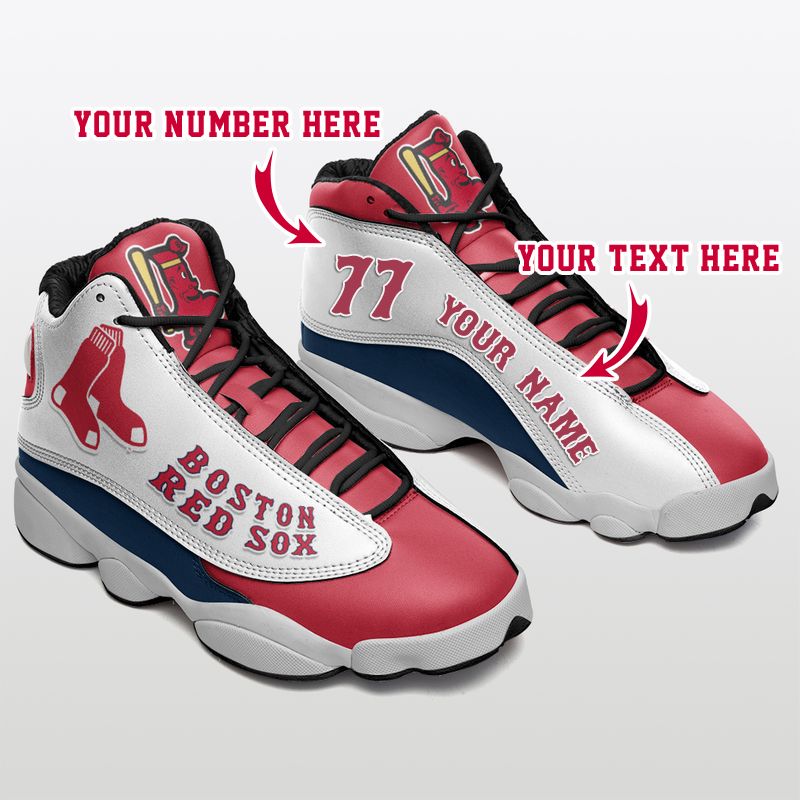 Boston Red Sox Casual Air Jordon Sneaker Shoes