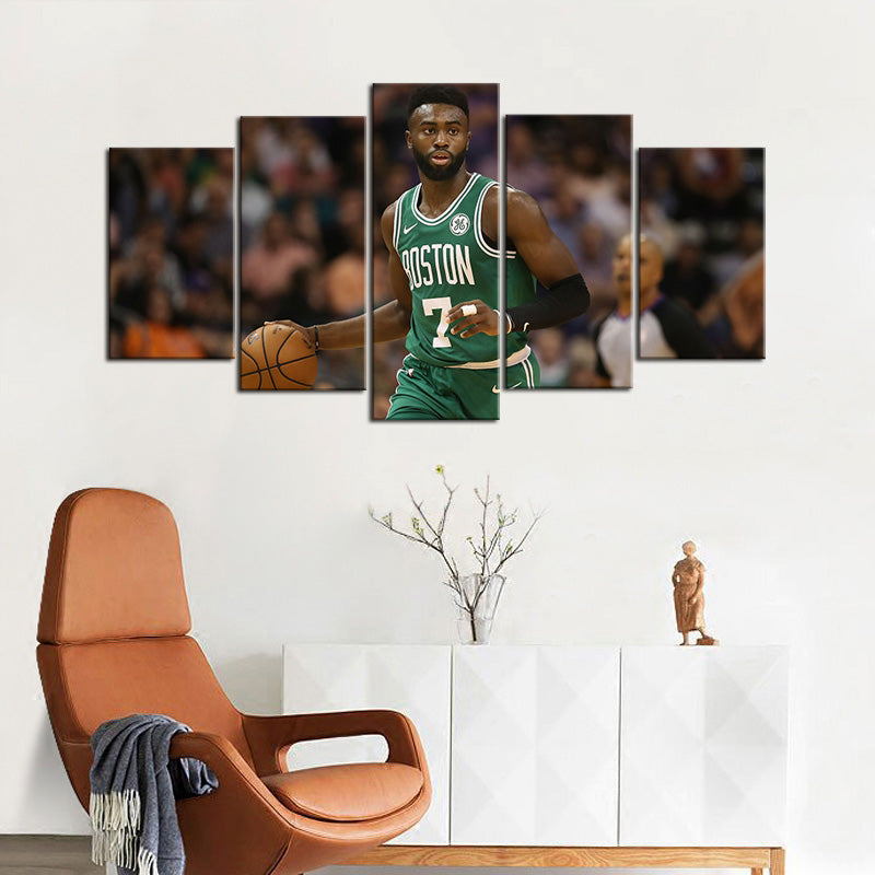 Jaylen Brown Boston Celtics Wall Canvas 1