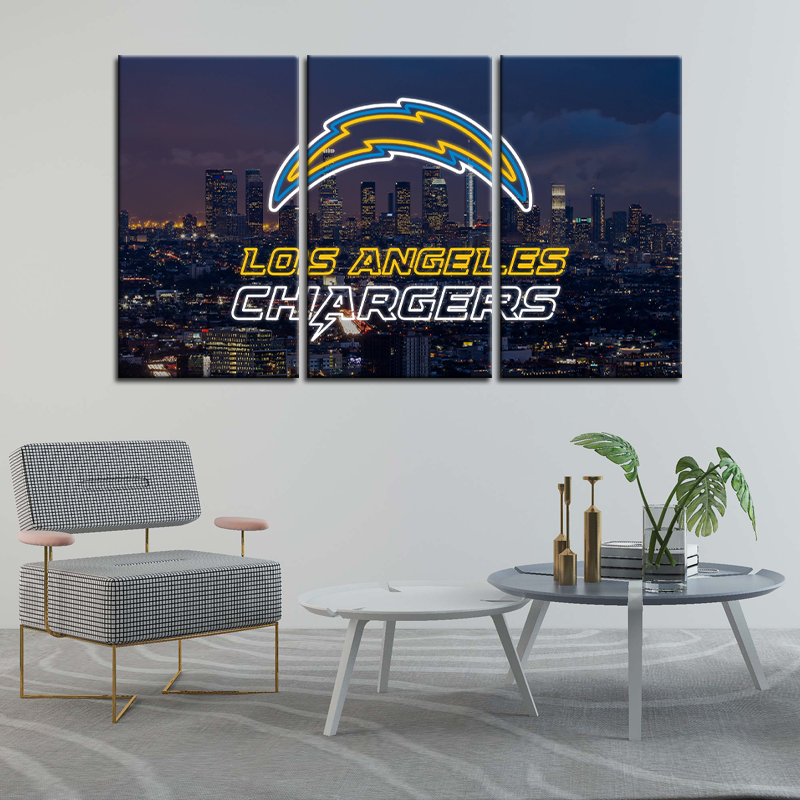 Los Angeles Chargers Wall Art Canvas