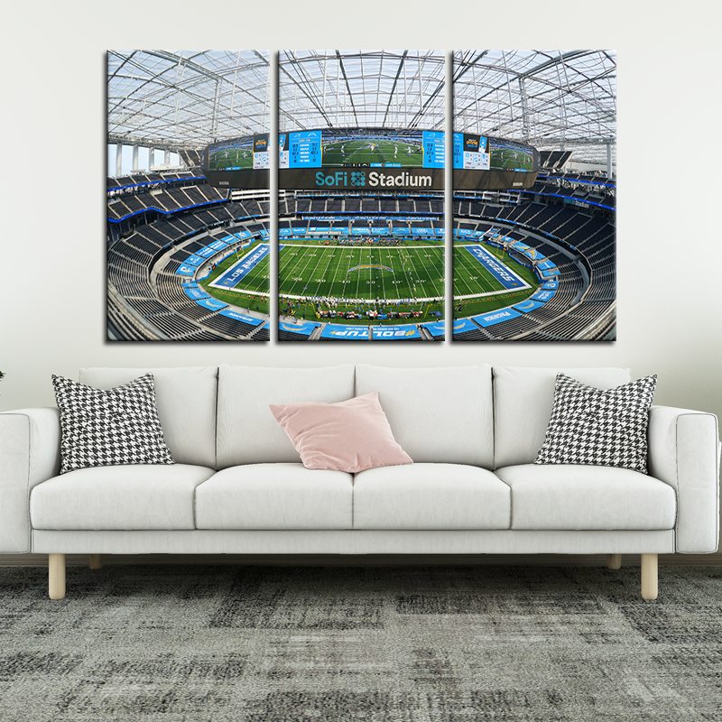 Los Angeles Chargers Stadium Wall Canvas