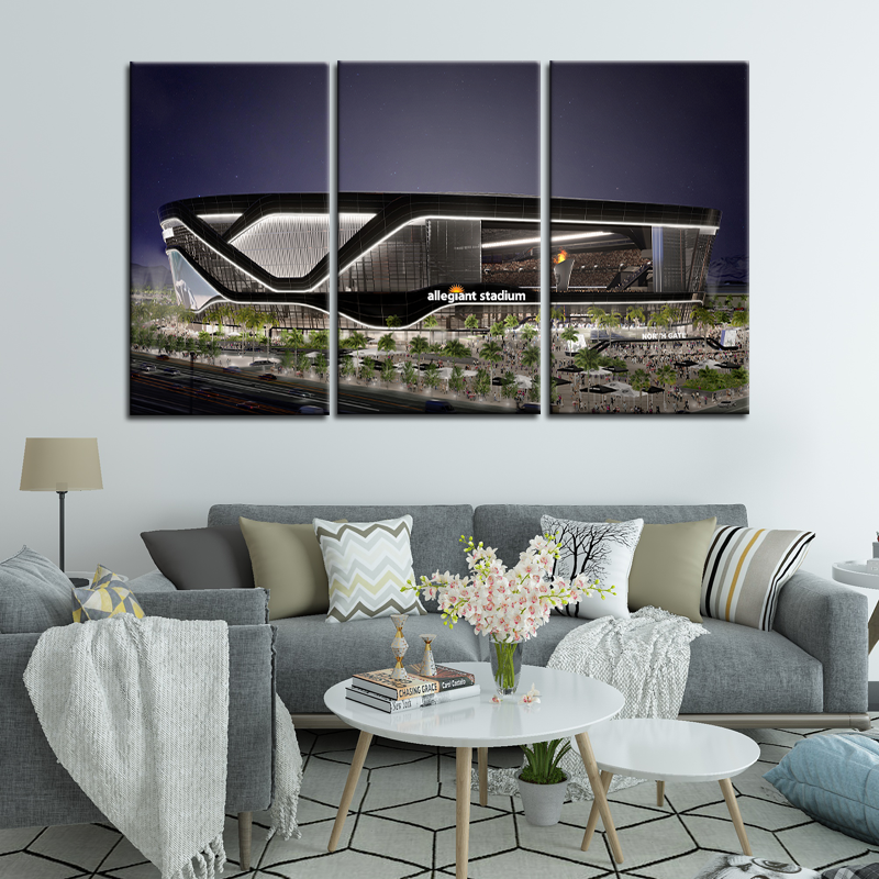 Las Vegas Raiders Allegiant Stadium Wall Canvas