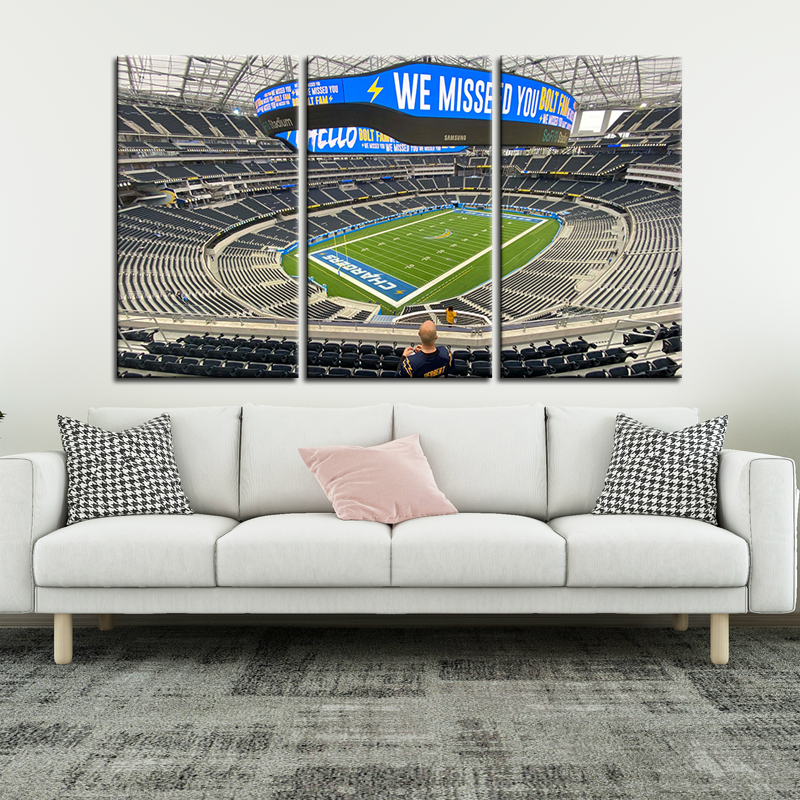 Los Angeles Chargers Stadium Wall Canvas