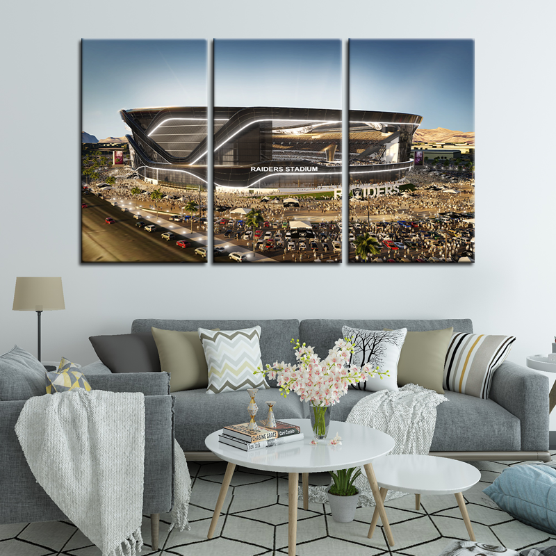 Las Vegas Raiders Allegiant Stadium Wall Canvas