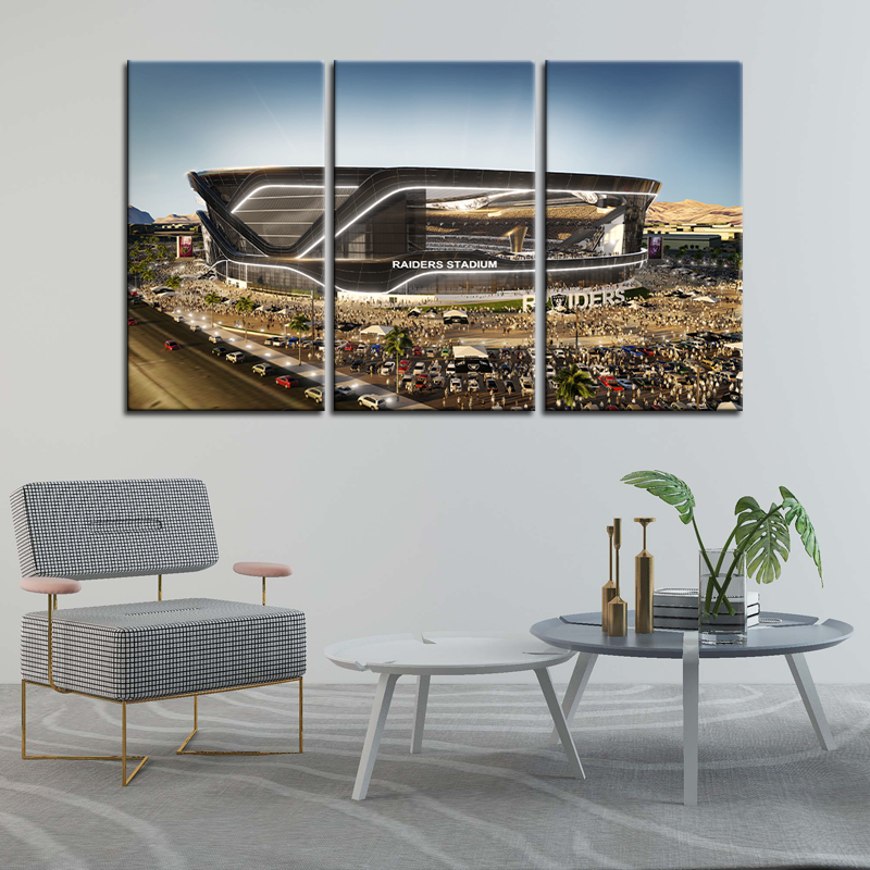 Las Vegas Raiders Allegiant Stadium Wall Canvas