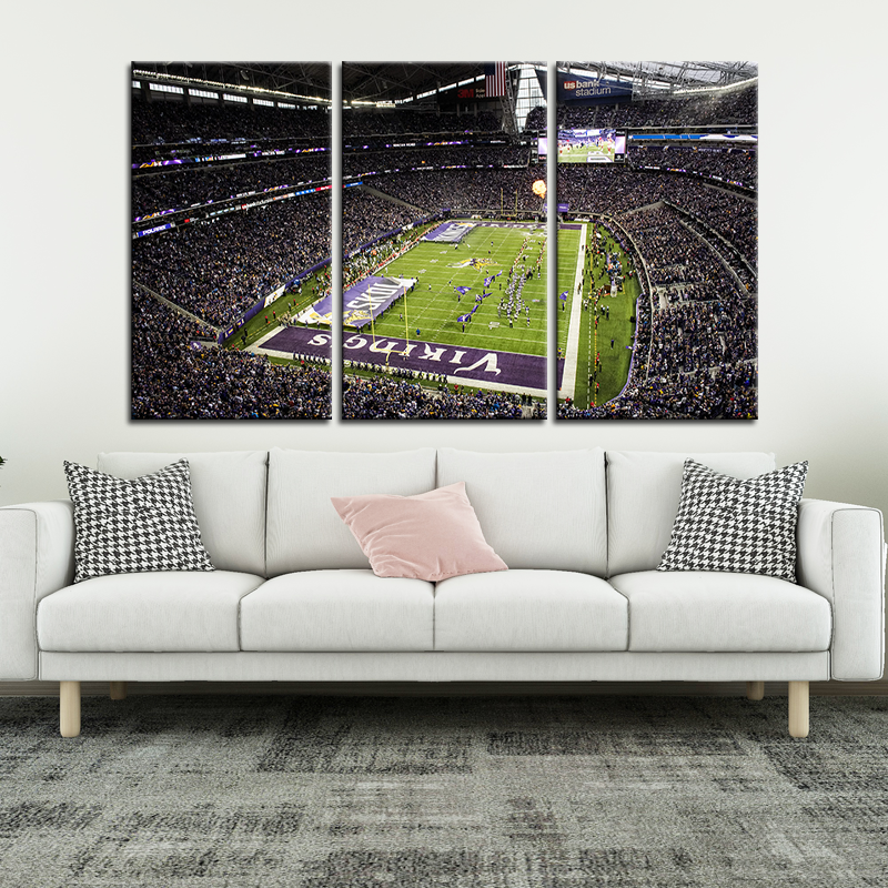 Minnesota Vikings Stadium Wall Canvas