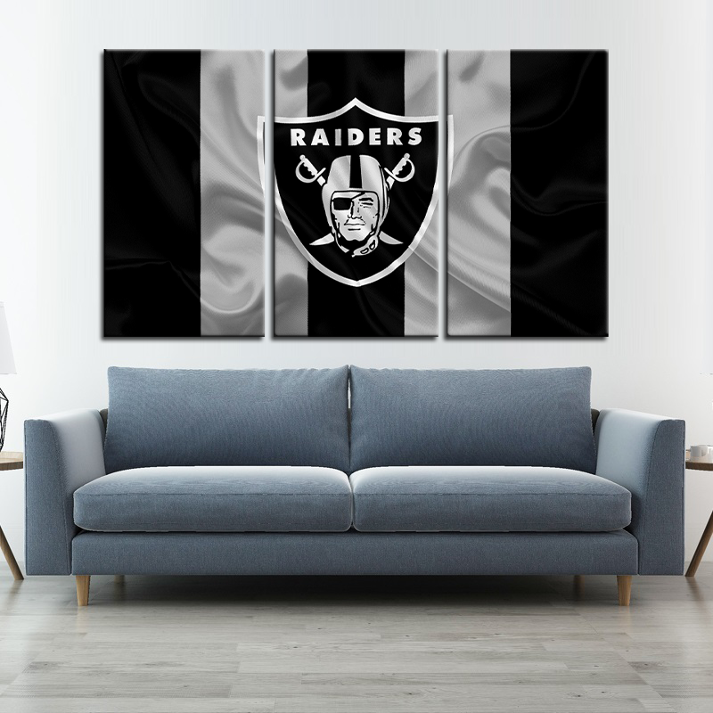 Las Vegas Raiders Fabric Style Wall Canvas