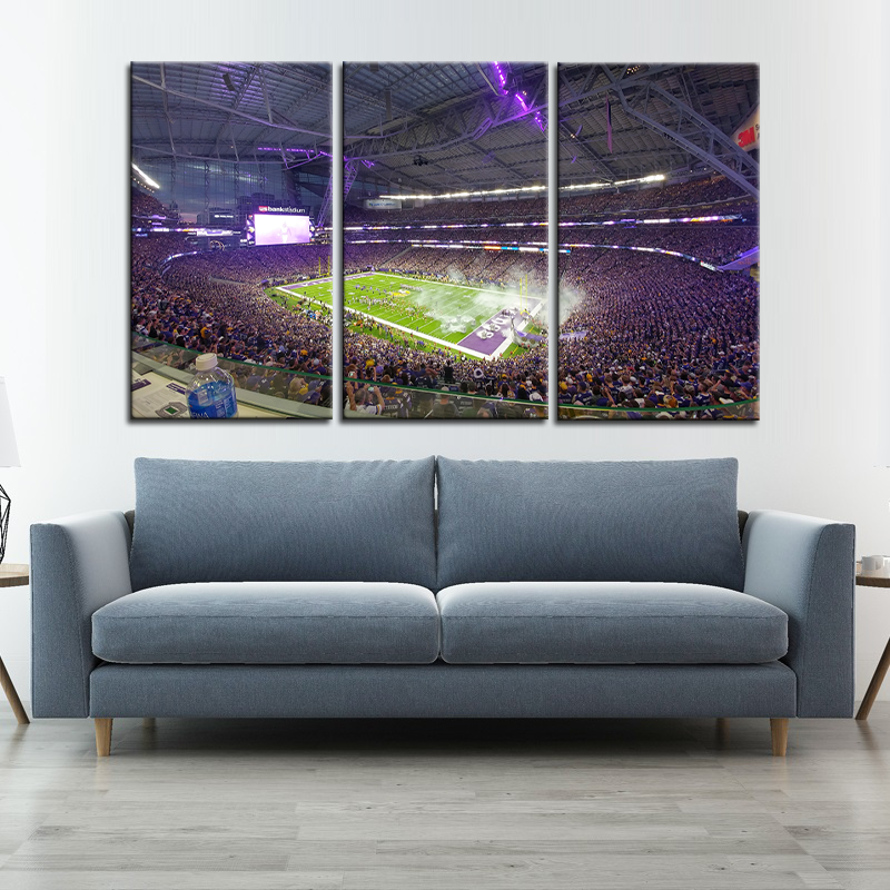 Minnesota Vikings Stadium Wall Canvas