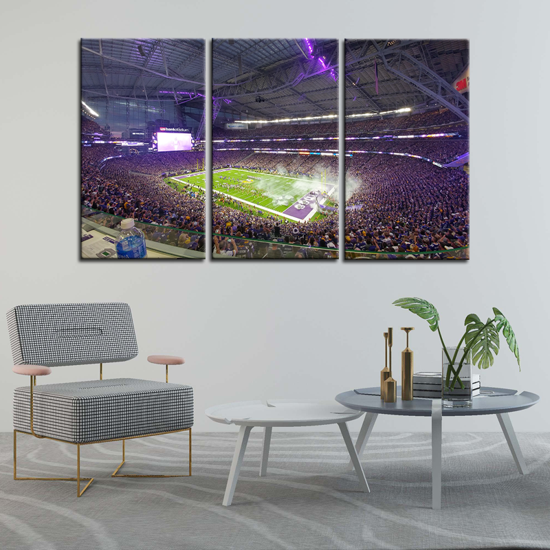 Minnesota Vikings Stadium Wall Canvas