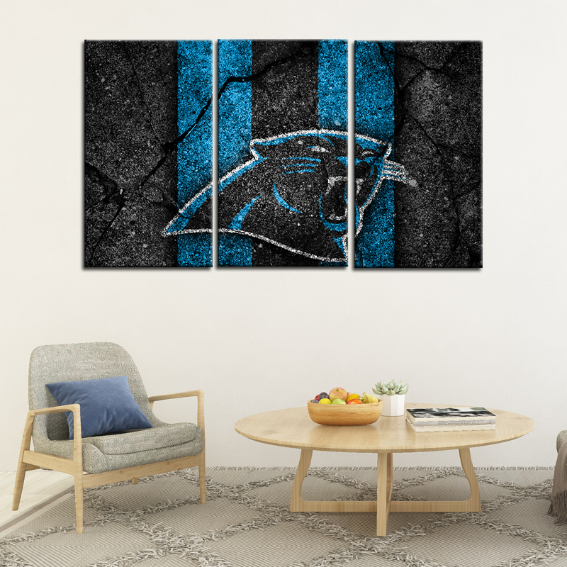 Carolina Panthers Rock Style Wall Canvas