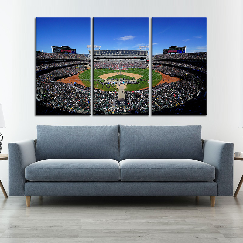 Las Vegas Raiders Oakland Coliseum Wall Canvas