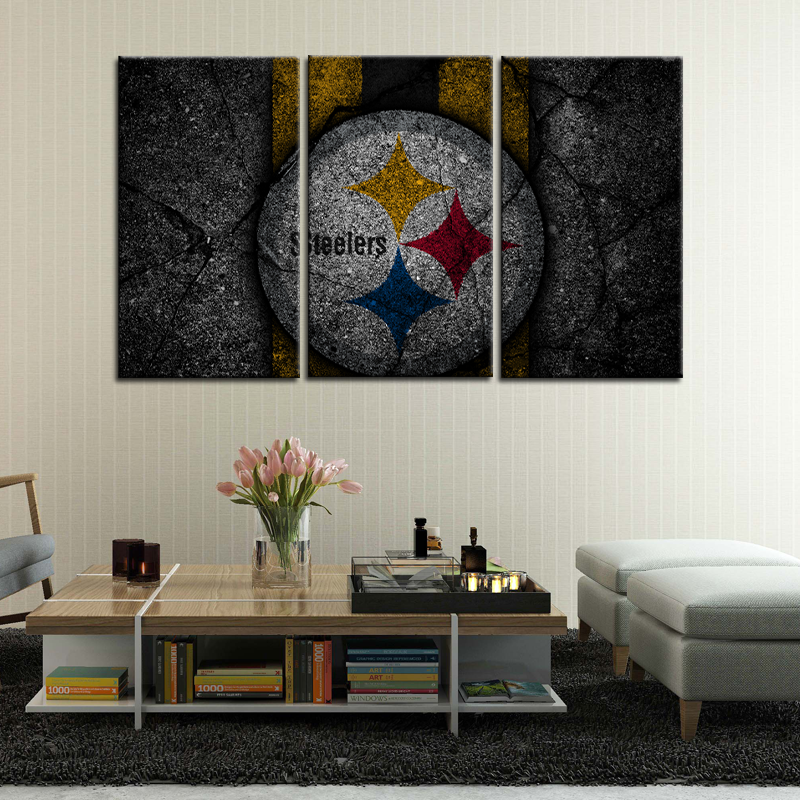 Pittsburgh Steelers Rock Style Wall Canvas
