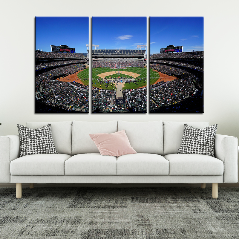 Las Vegas Raiders Oakland Coliseum Wall Canvas