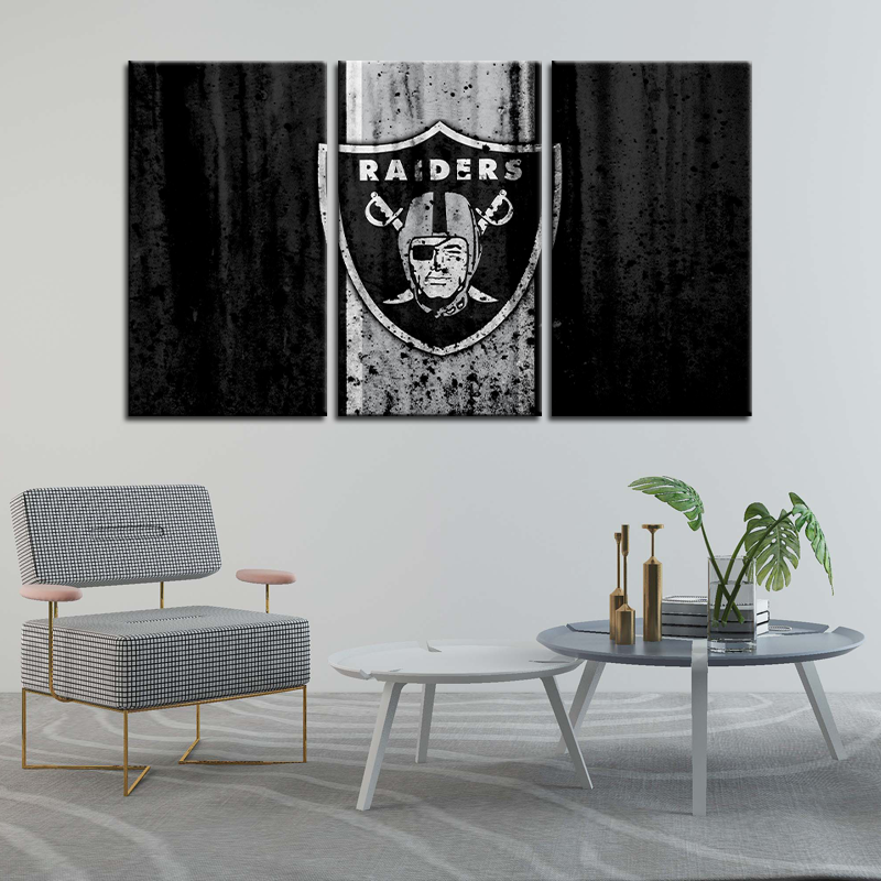 Las Vegas Raiders Rough Look Wall Canvas