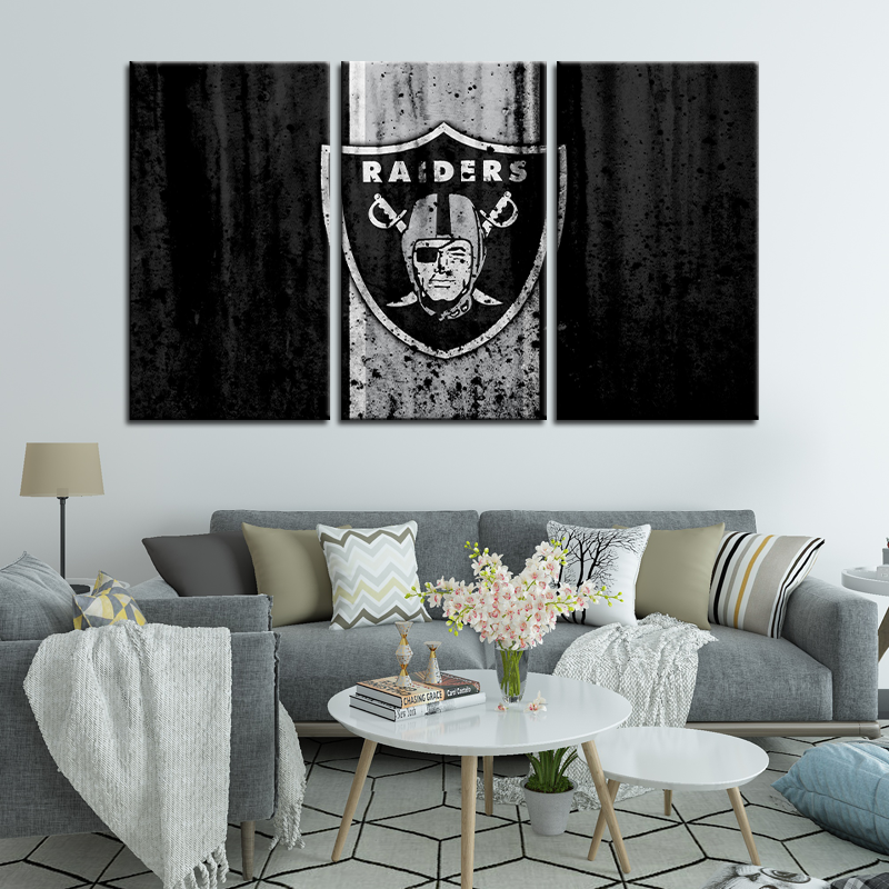 Las Vegas Raiders Rough Look Wall Canvas