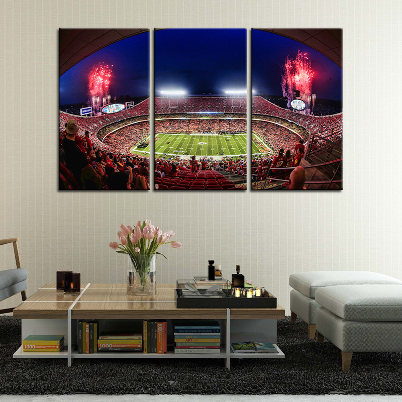 Kansas City Chiefs Stadium Wall Canvas