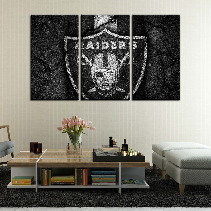 Las Vegas Raiders Rough Look Wall Canvas