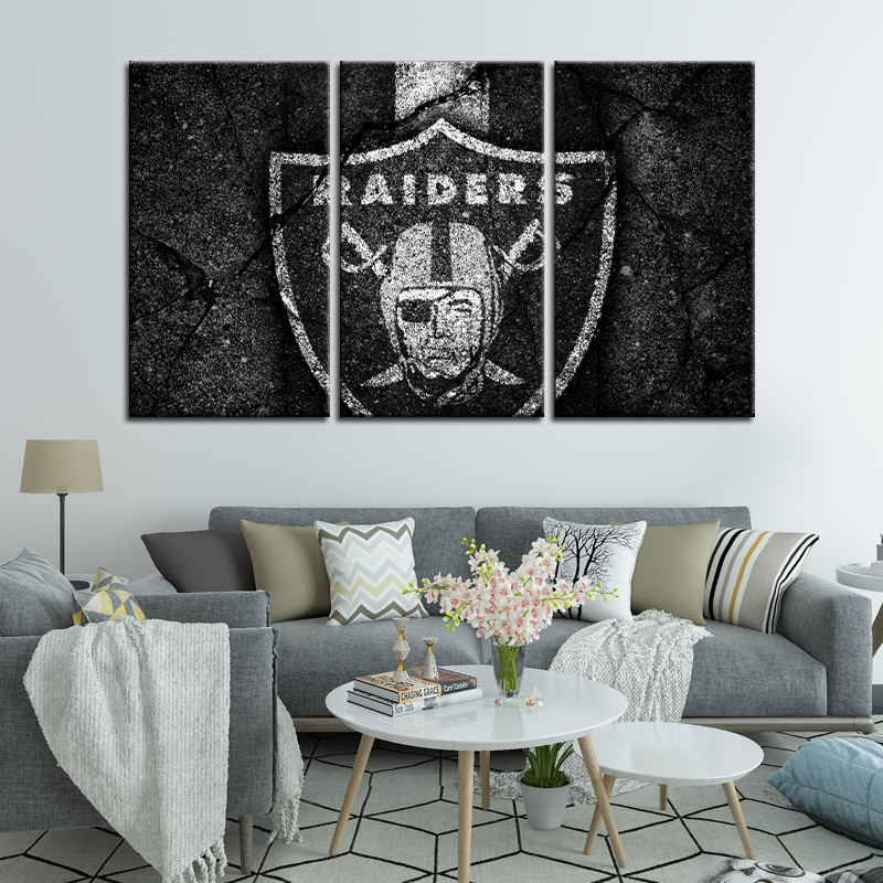 Las Vegas Raiders Rough Look Wall Canvas