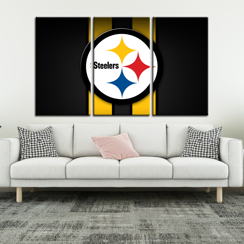 Pittsburgh Steelers Logo Wall Canvas