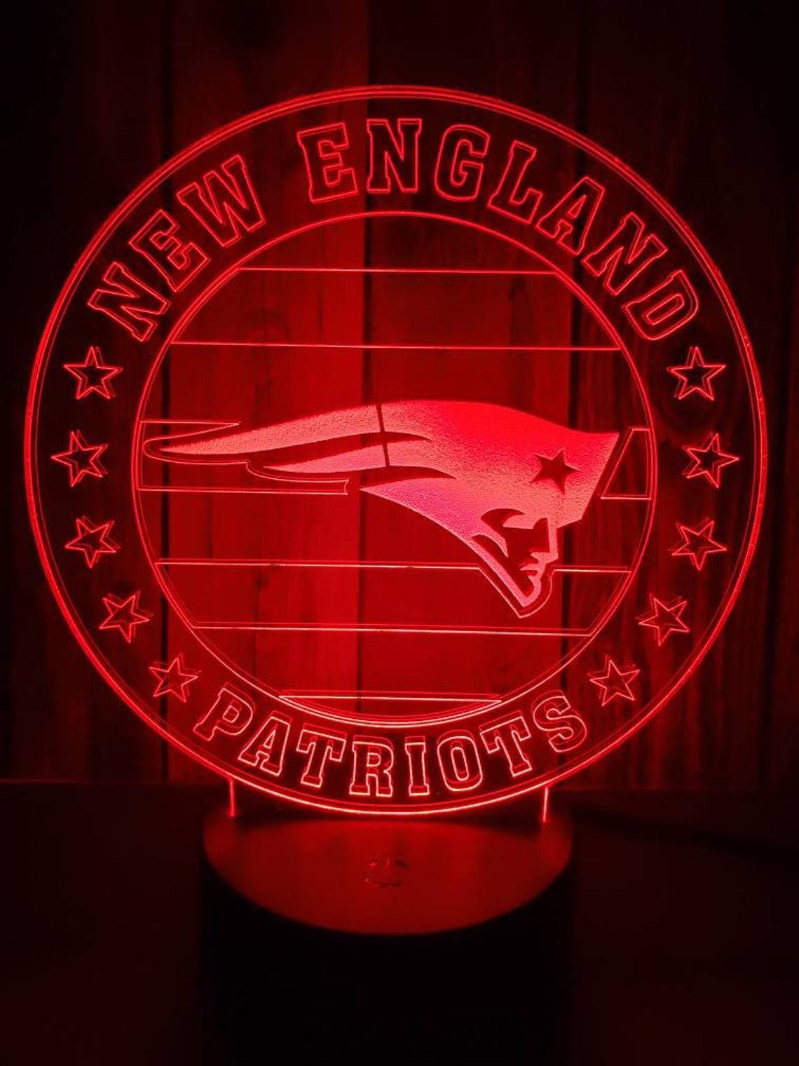 New England Patriots 3D LED Lamp
