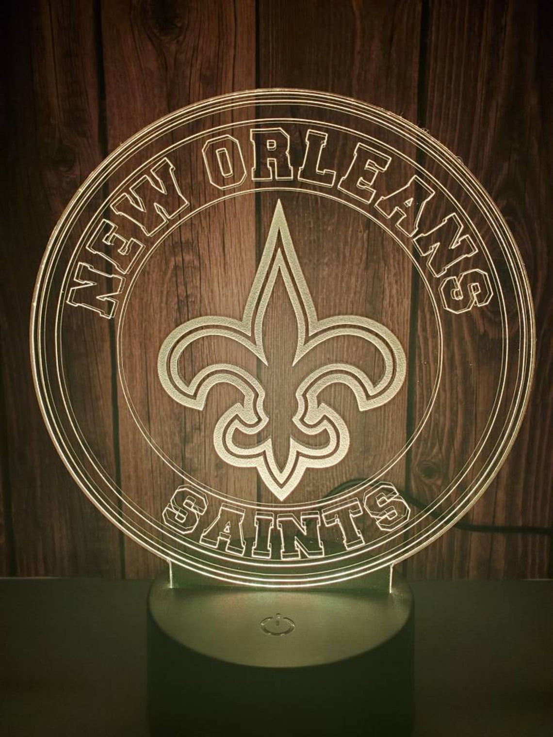 New Orleans Saints 3D LED Lamp