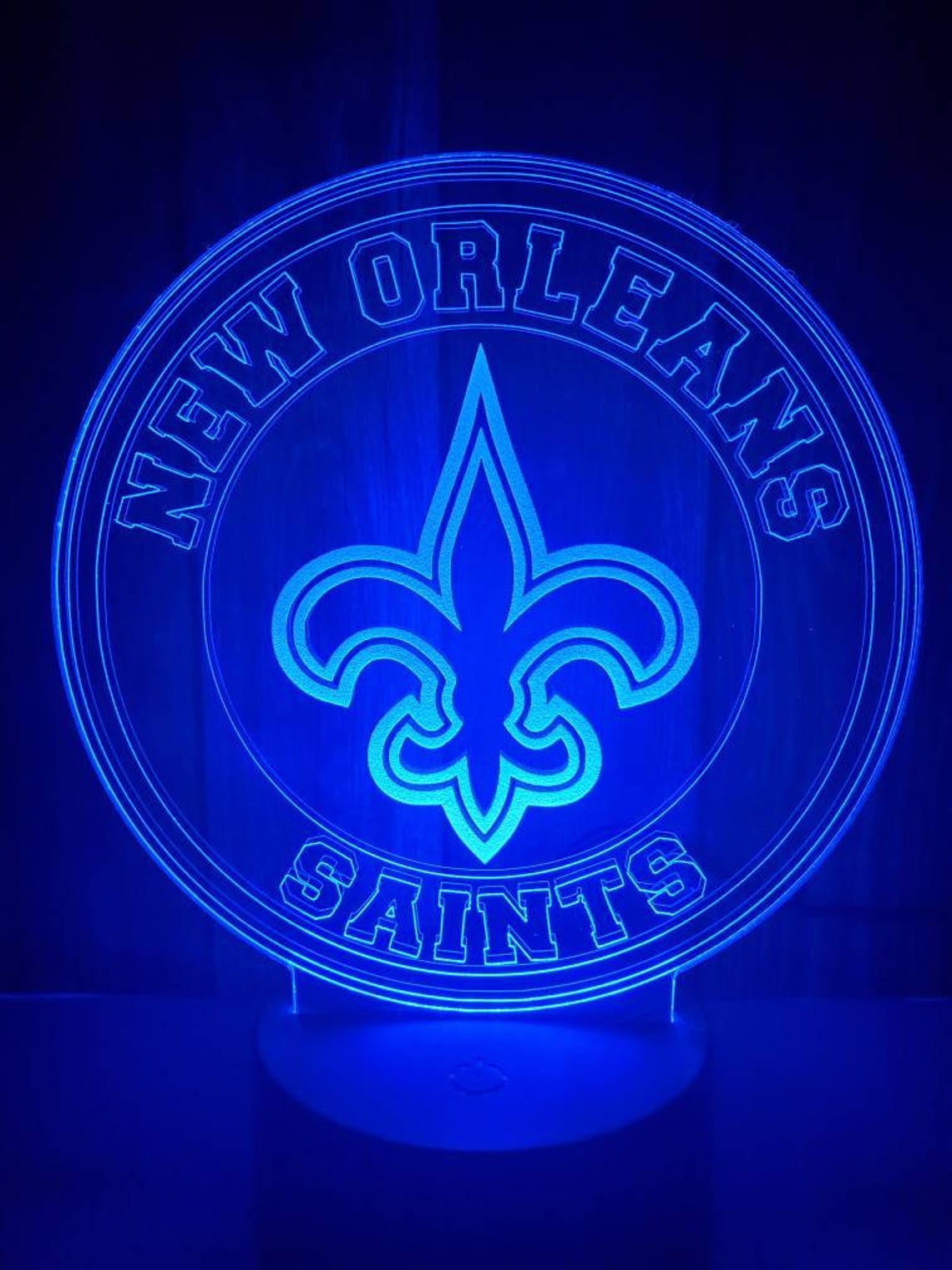 New Orleans Saints 3D LED Lamp