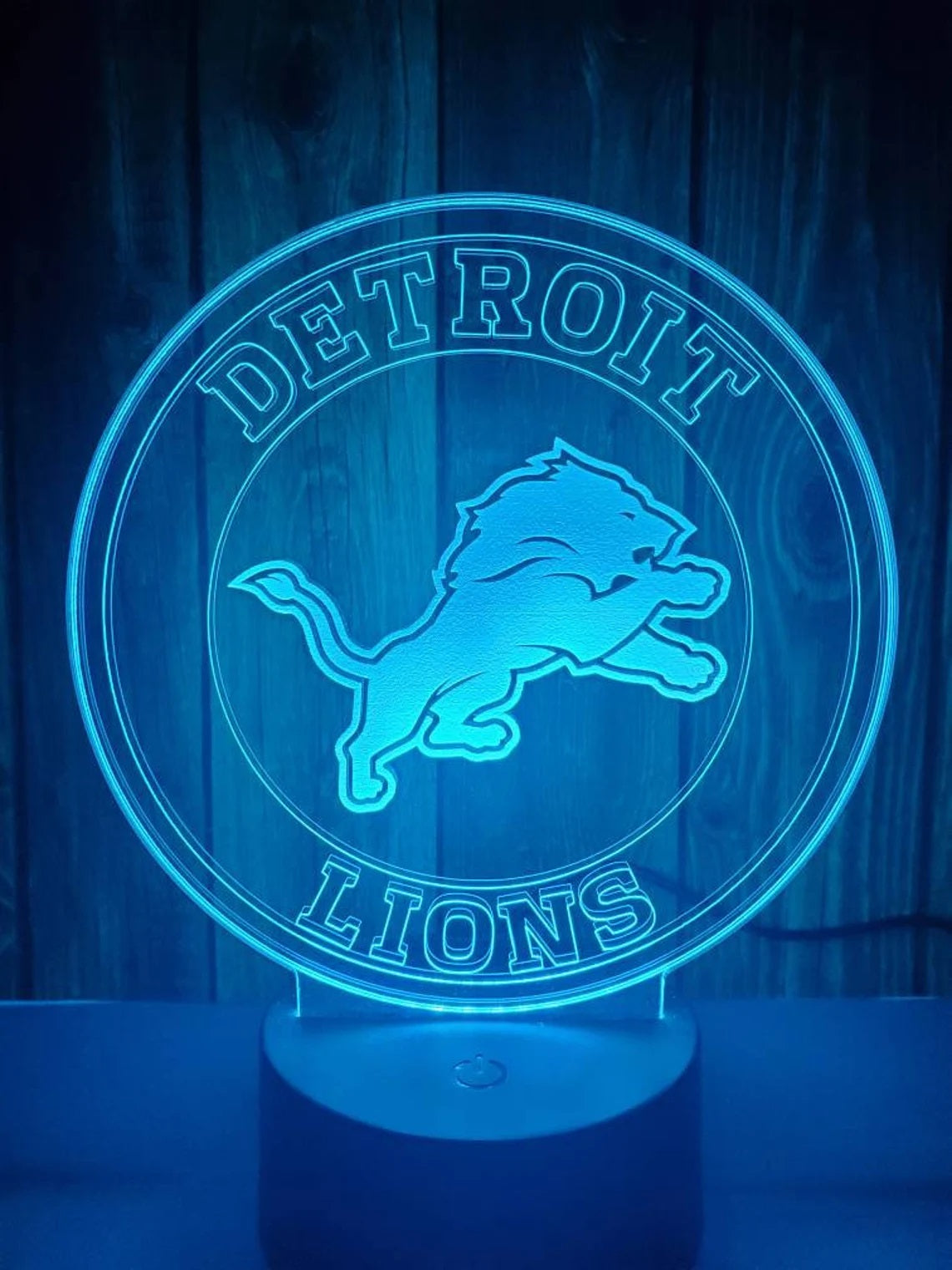 Detroit Lions 3D LED Lamp