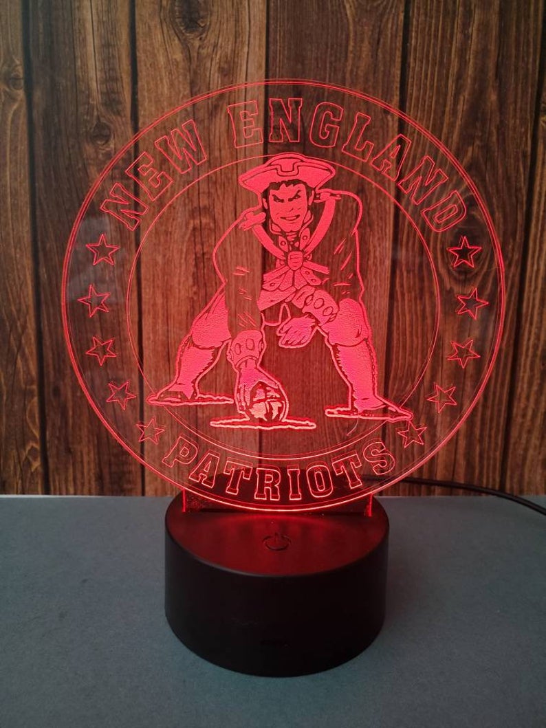 New England Patriots 3D LED Lamp