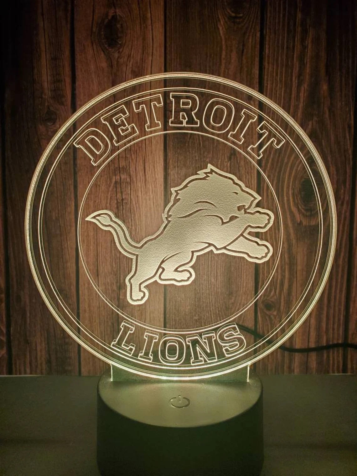 Detroit Lions 3D LED Lamp