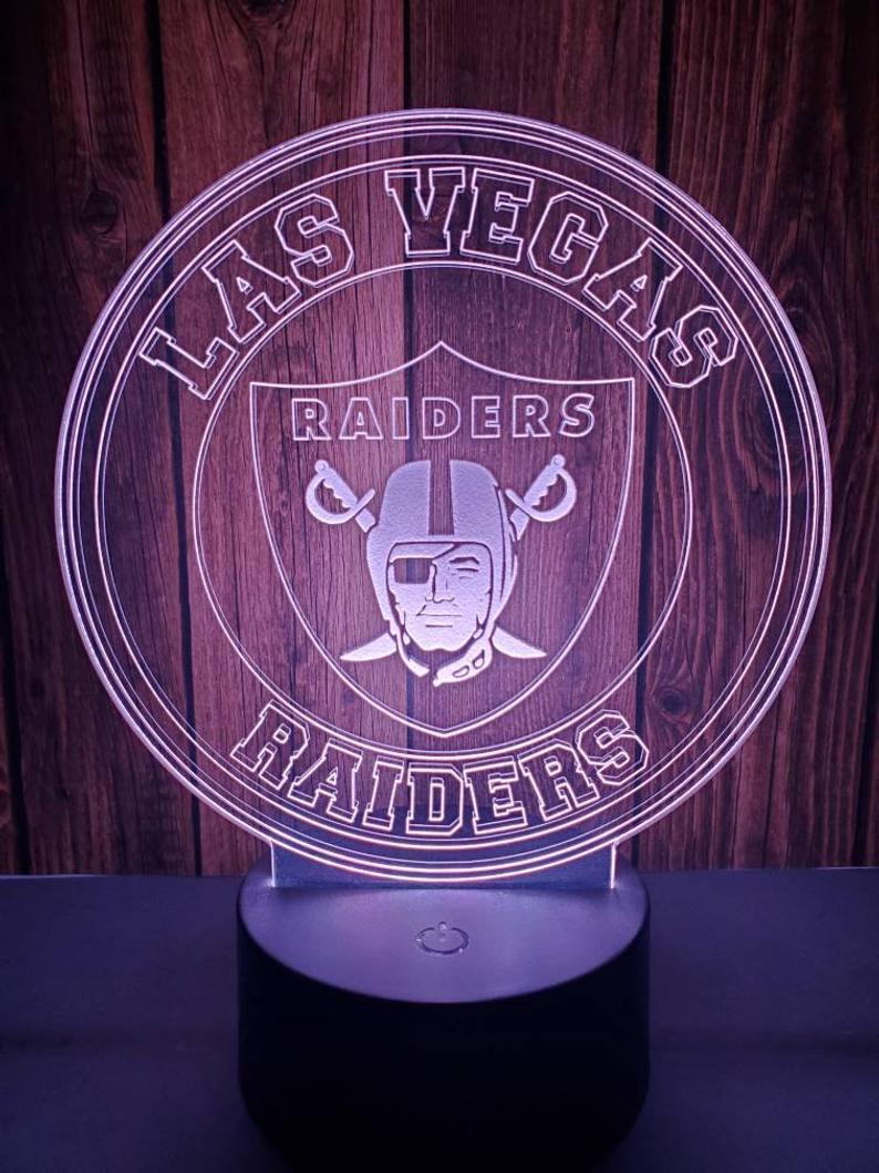 Las Vegas Raiders 3D LED Lamp