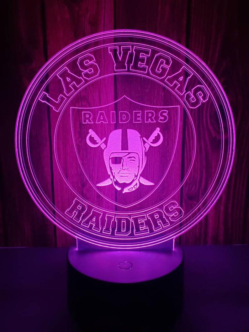 Las Vegas Raiders 3D LED Lamp