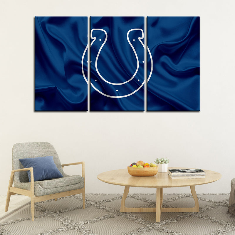 Indianapolis Colts Fabric Style Wall Canvas