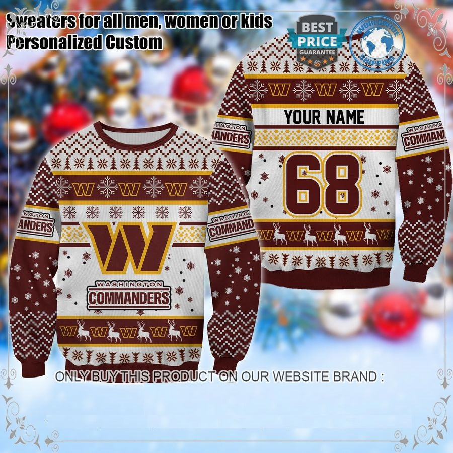 Washington Commanders Christmas Sweatshirt