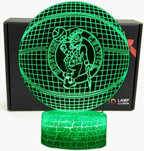 Boston Celtics 3D Illusion LED Lamp 1