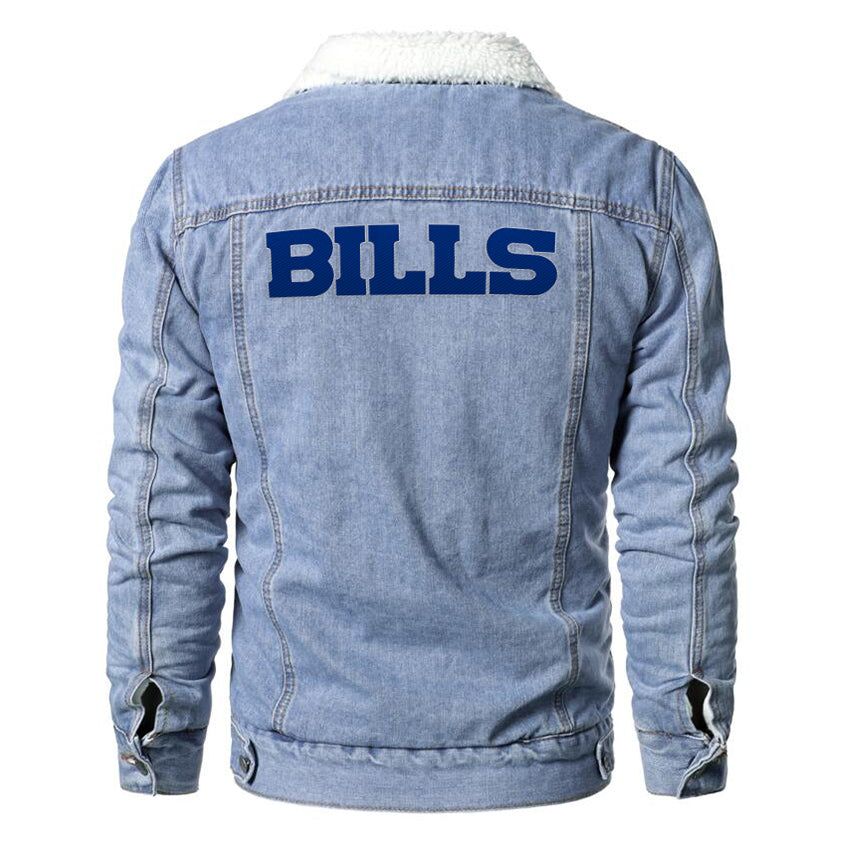 buffalo bills denim jacket