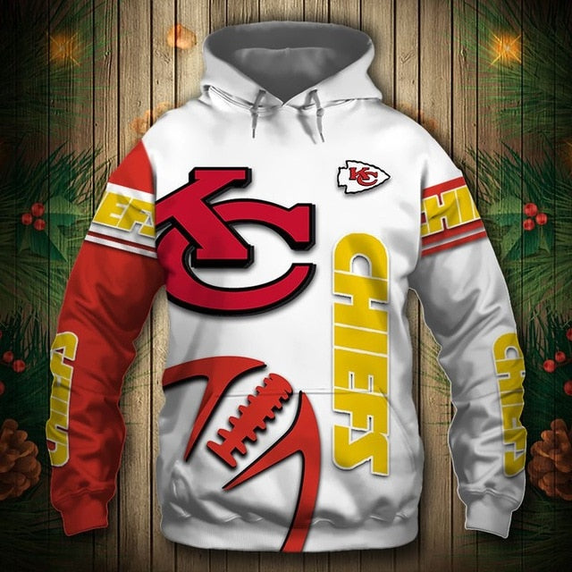 American Flag Kansas City Chiefs 3D Hoodie, SportsDexter