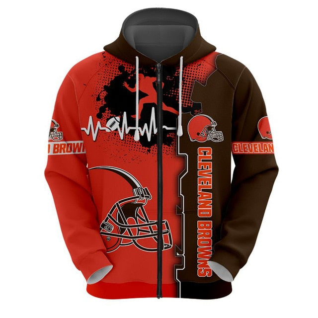 Cleveland Browns Skull 3D Leather Jacket – SportsDexter