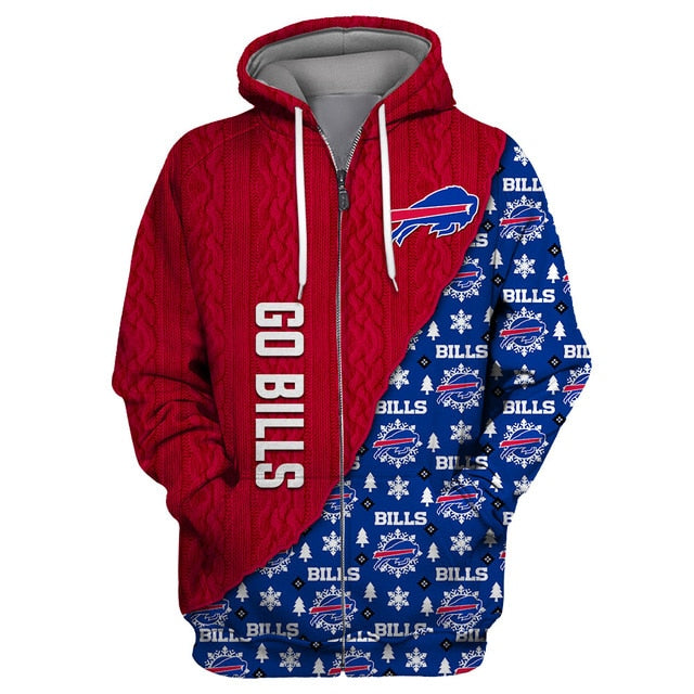 Buffalo Bills Cool Christmas Zipper Hoodie – SportsDexter