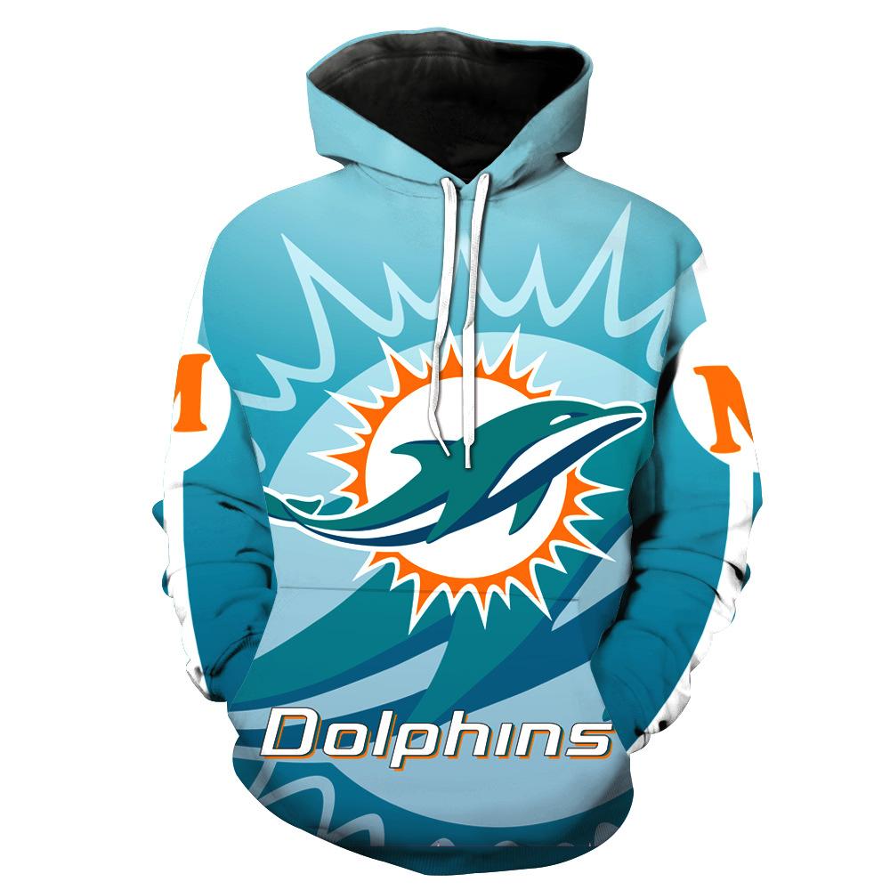 BEST NFL Miami Dolphins 50th Anniversary Of The 1972 Perfect Season White  Kits 3D Hoodie